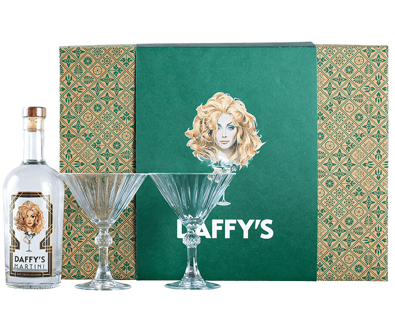 Daffy’s World’s Best Martini with Martini Glasses (50cl) Daffy’s World’s Best Martini with Martini Glasses (50cl)