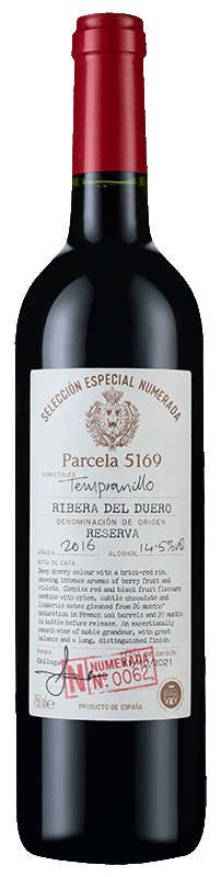 Selección Especial Numerada 62 Reserva Tempranillo 2016