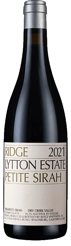 Ridge Lytton Estate Petite Sirah 2021