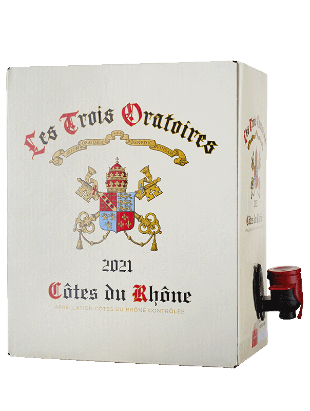 Les Trois Oratoires 3 litre Wine Box Red Wine