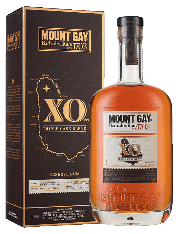 Mount Gay XO Barbados Golden Rum (70cl in gift box) NV