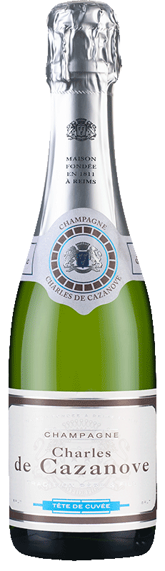 Champagne Charles de Cazanove Brut (half bottle)