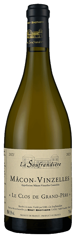 La Soufrandière Bret Brothers Macon Vinzelles 'Clos de Grand Père' La Soufrandière Bret Brothers Macon Vinzelles 'Clos de Grand Père'