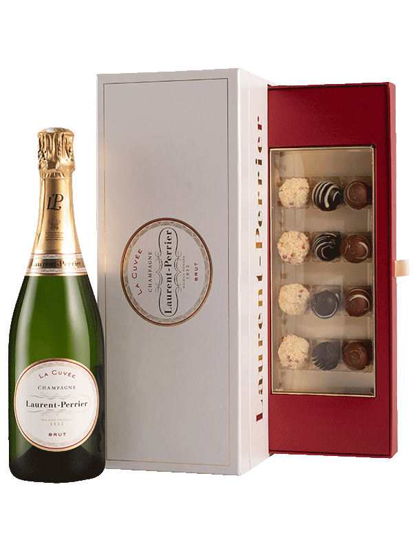 Laurent-Perrier Brut Champagne and Montezuma's Truffle Gift Set 