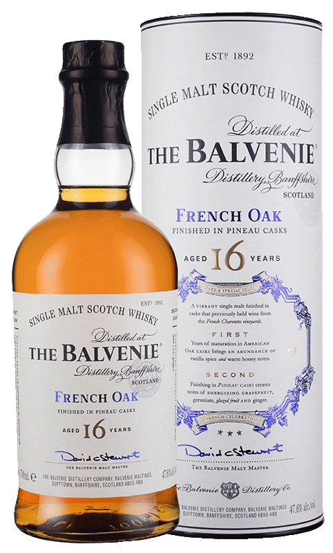 Balvenie 16-Year-Old French Oak Pineau Cask Single Malt Whisky 70cl