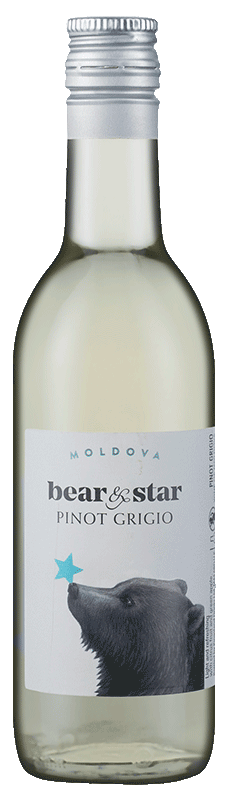Bear & Star Moldova Pinot Grigio 187ml NV Bear & Star Moldova Pinot Grigio 187ml NV