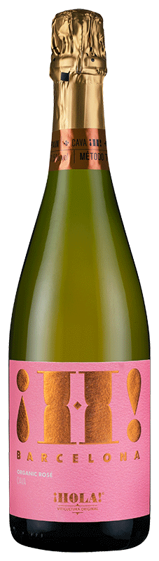 ¡H! Barcelona Hola Organic Cava Brut Rosé ¡H! Barcelona Hola Organic Cava Brut Rosé