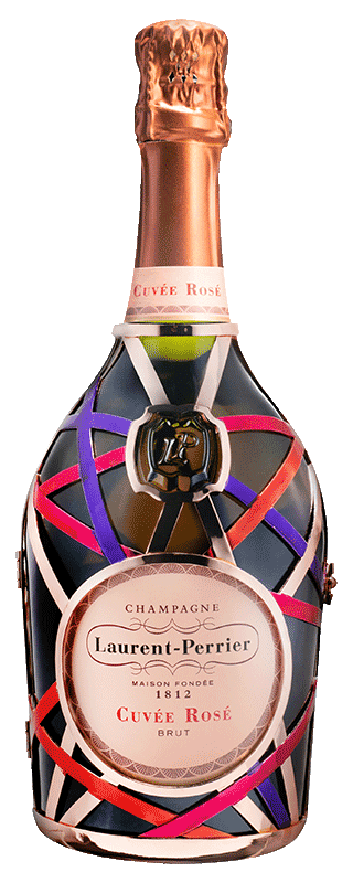Champagne Laurent-Perrier Cuvée Rosé Brut Limited Edition Ribbons Champagne Laurent-Perrier Cuvée Rosé Brut Limited Edition Ribbons
