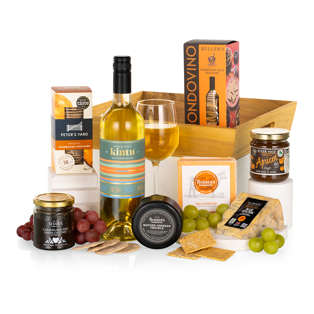 Spring Cheese & Wine Gift