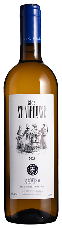Château Ksara Clos Saint Alphonse Blanc 2025 Château Ksara Clos Saint Alphonse Blanc 2025