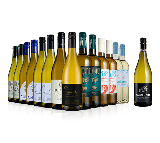 EOFY 14-bottle Whites Megadeal Despatches from 6th + FREE bottle + FREE Delivery