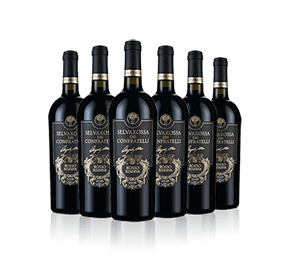 Selvarossa dei Confratelli 2021 with 6-bottle Vineyard Partner Subscription