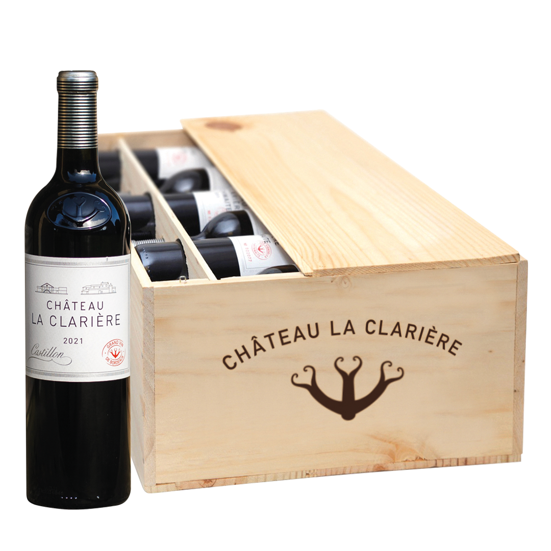 Chateau La Clariere (wooden case of 12) Chateau La Clariere (wooden case of 12)