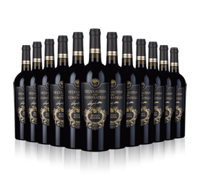 Selvarossa dei Confratelli 2021 with 12-bottle Vineyard Partner Subscription