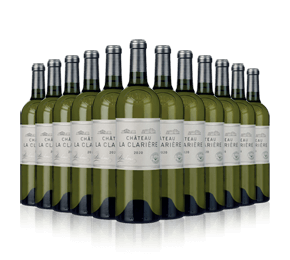 Château La Clarière Blanc 2022 with 12-bottle Vineyard Partner Subscription