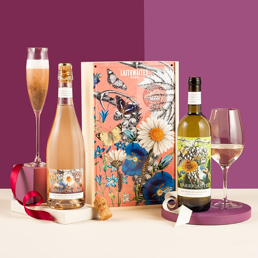 Kew Gardens Carricante & Crémant Rosé Gift Set - Free Delivery*