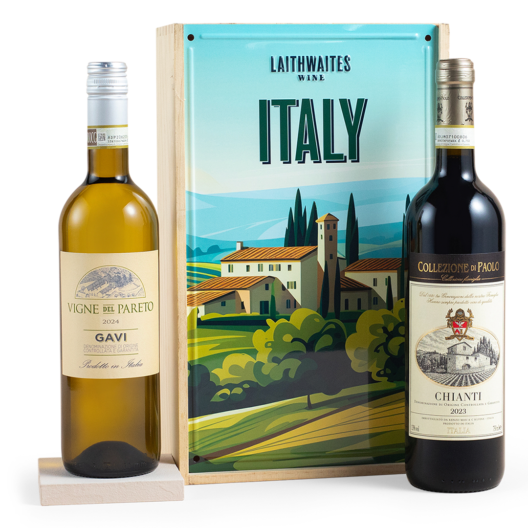 Italian Red & White Wine Gift Set Italian Red & White Wine Gift Set