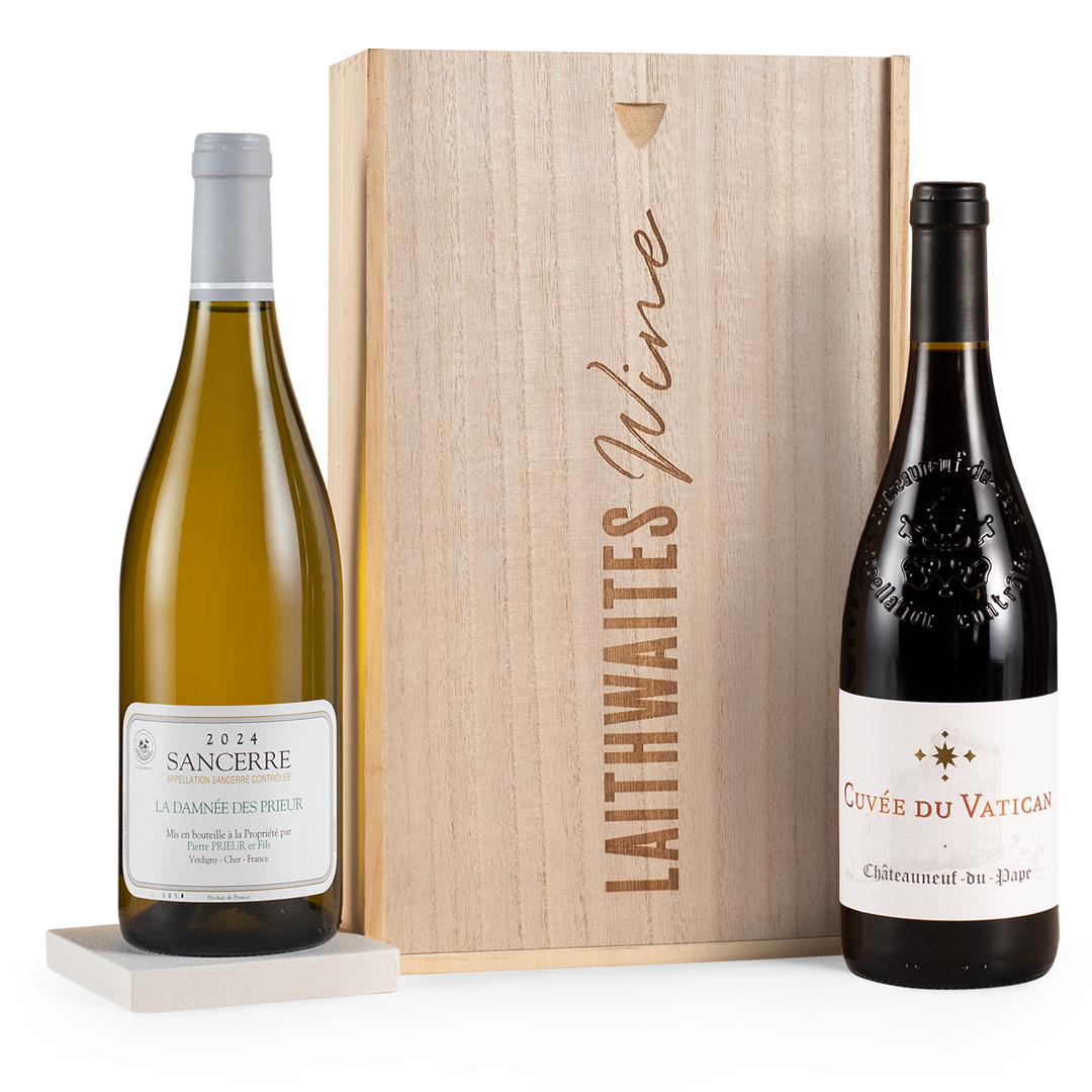 Fine Wine Mixed Duo in Wooden Gift Box Fine Wine Mixed Duo in Wooden Gift Box