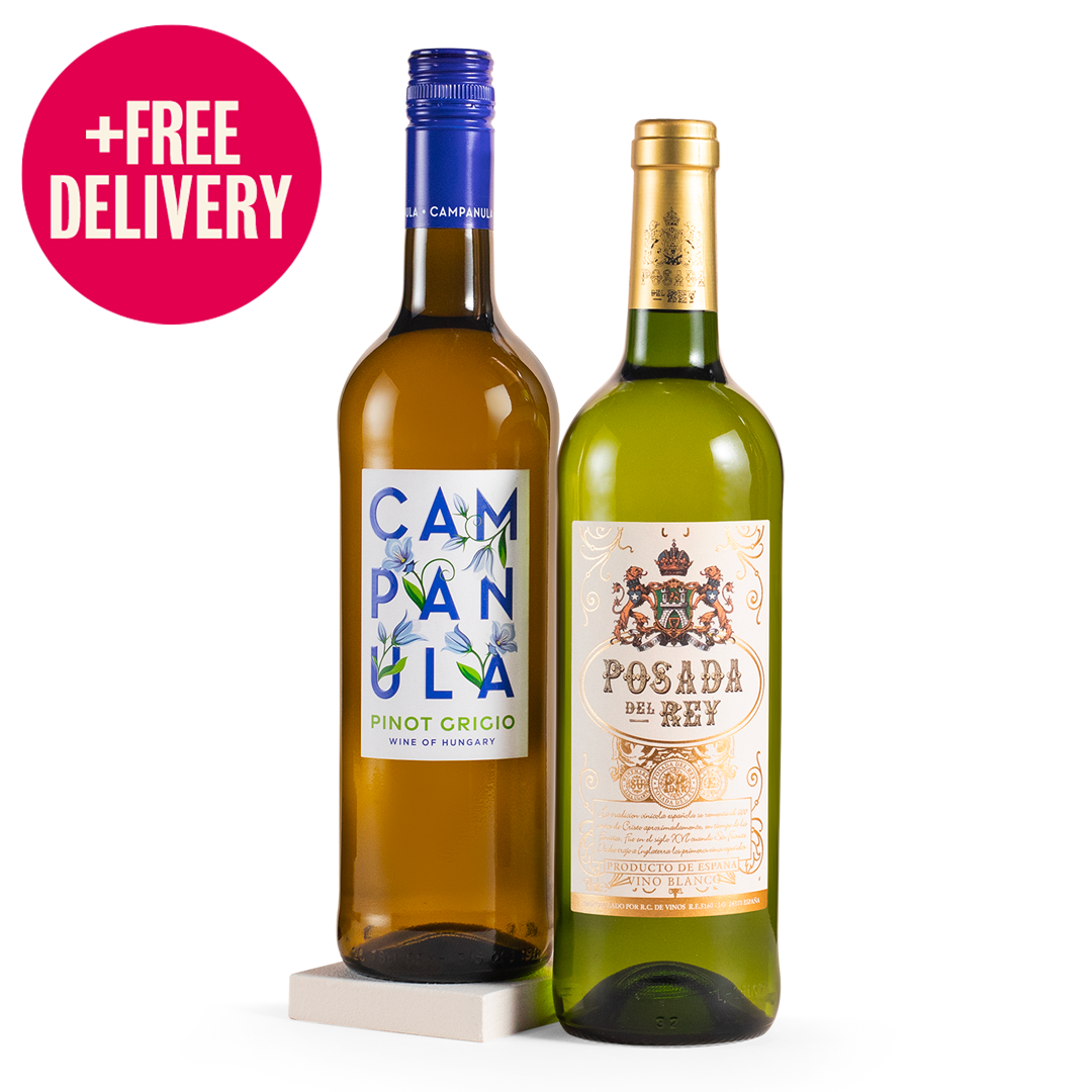 Celebration Duo Pinot Grigio & Spanish White Wine Gift - Free Delivery* Celebration Duo Pinot Grigio & Spanish White Wine Gift - Free Delivery*