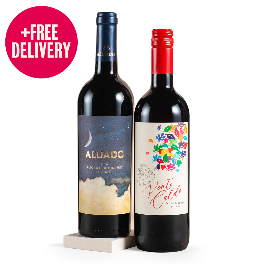 Celebration Duo Italian & Portuguese Red Wine Gift - Free Delivery*