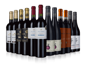 red wine selection