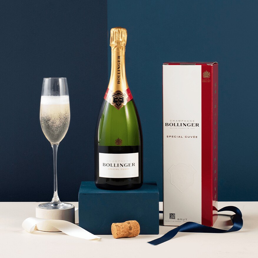 Bollinger Cuvée Brut Champagne with gift card