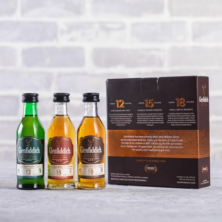 Glenfiddich Mini Mix (3x5cl) Gift Glenfiddich Mini Mix (3x5cl) Gift