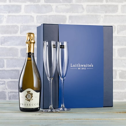 Prosecco and Flutes Gift Set