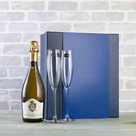 Prosecco and Flutes Gift Set 