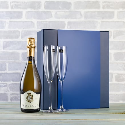 Prosecco and Flutes Gift Set Prosecco and Flutes Gift Set