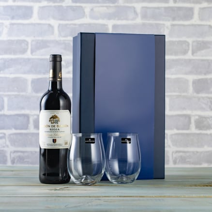 Rioja and Glasses Gift Set 