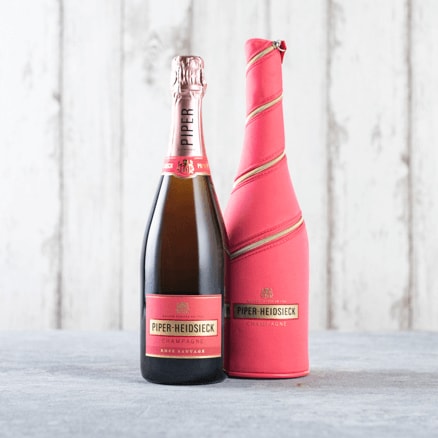 Piper-Heidsieck Rosé Sauvage Champagne (Gift Wrap)