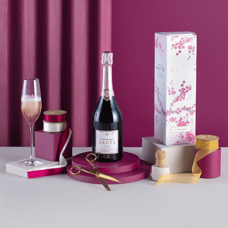 Champagne Deutz Brut Rosé Sakura Edition (in gift box)