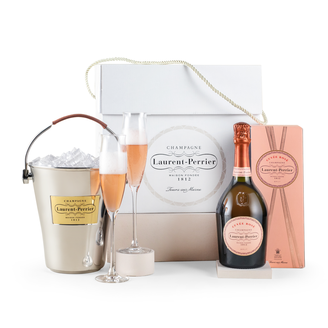 Laurent-Perrier Cuvée Rosé, Flutes & Ice Bucket Gift Set Laurent-Perrier Cuvée Rosé, Flutes & Ice Bucket Gift Set