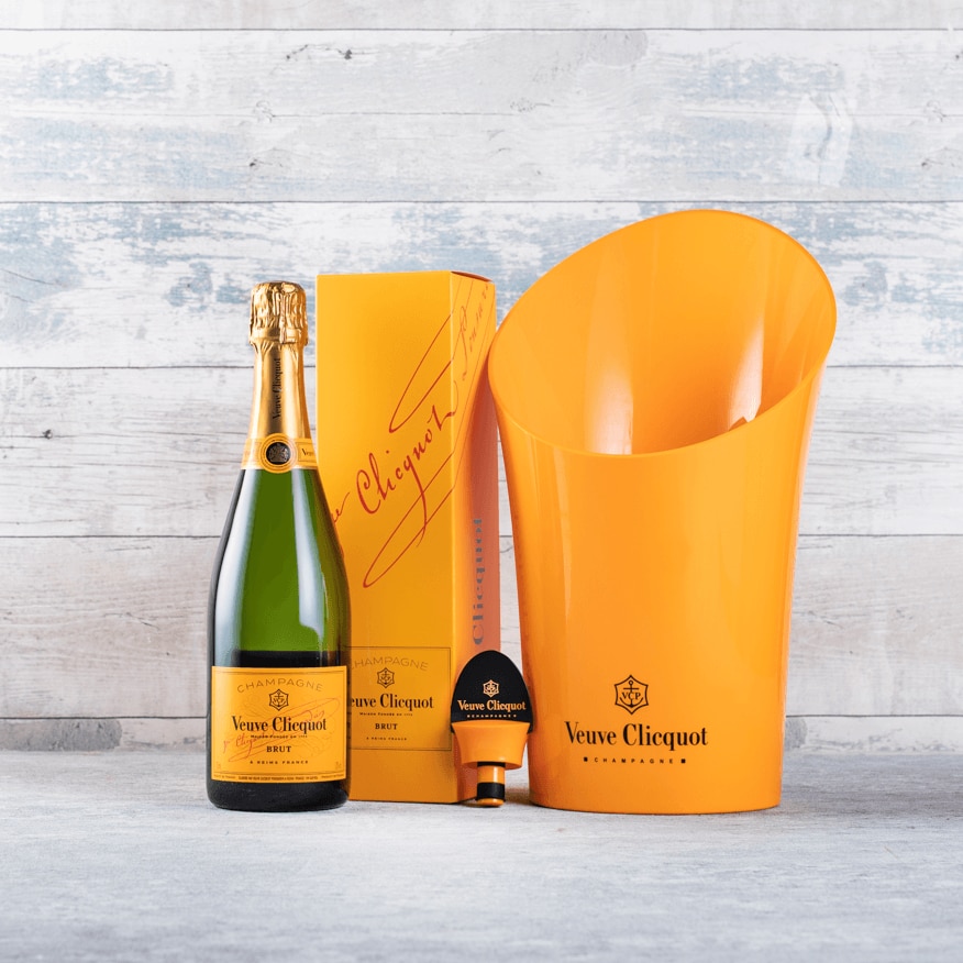 Veuve Clicquot Stopper & Ice Bucket Gift Set