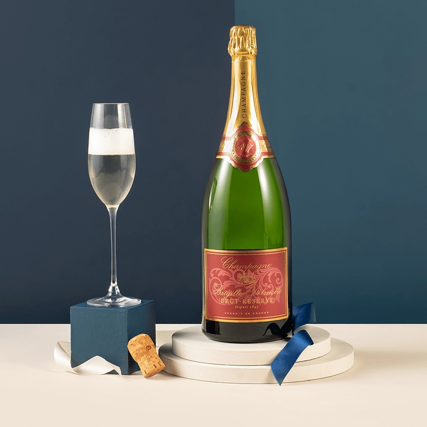Brigitte Delmotte Champagne Magnum Gift