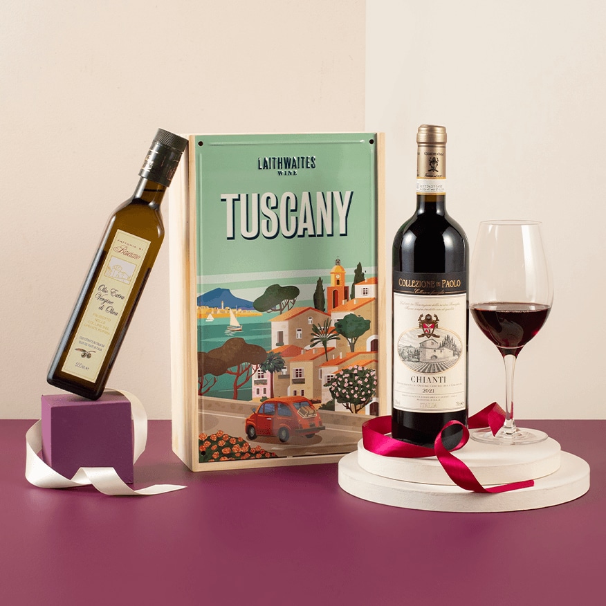 Tuscany Red Wine & Olive Oil Gift 