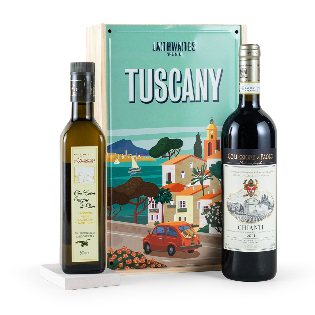 Tuscany Red Wine & Olive Oil Gift 