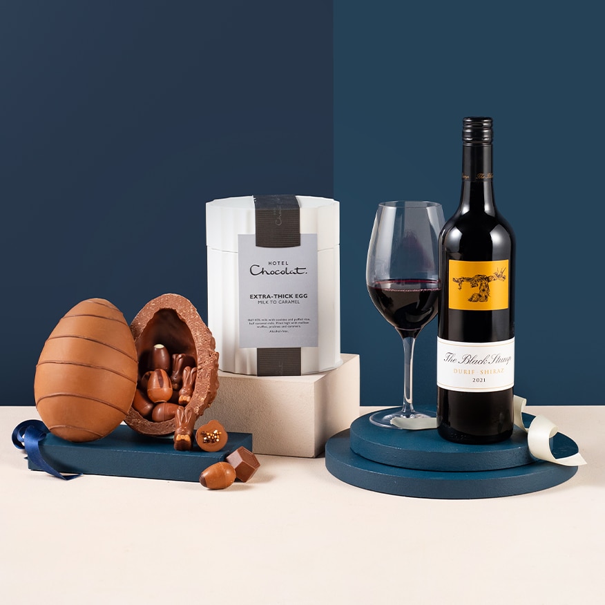 Hotel Chocolat Easter Egg & Red Wine Gift Red Wine