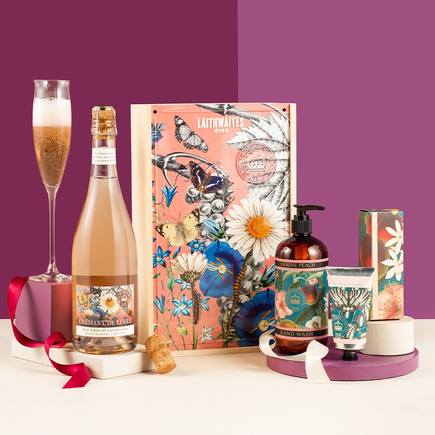 Kew Gardens Crémant Rosé & Hand Care Gift Set