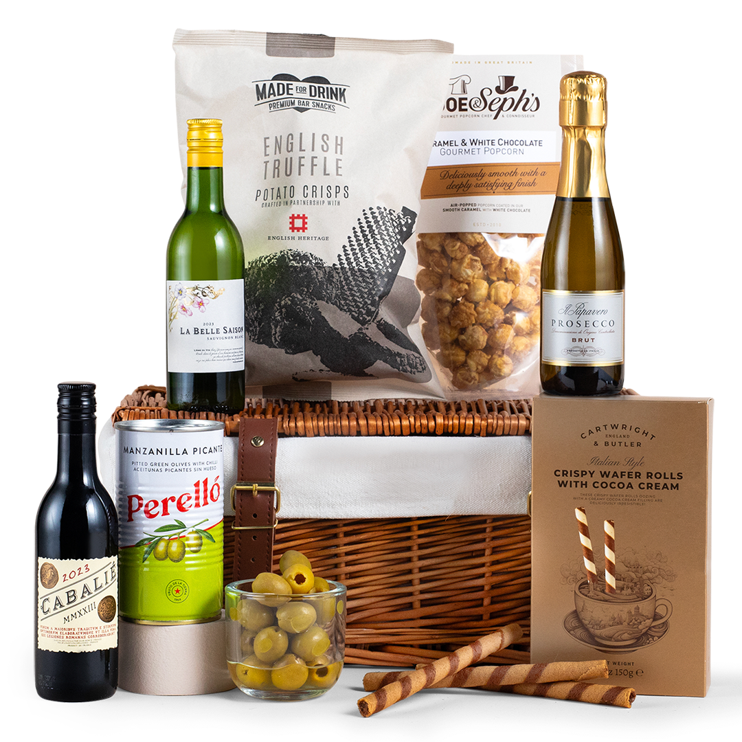 Beautifully Bite-Sized Wine & Snacks Hamper Beautifully Bite-Sized Wine & Snacks Hamper