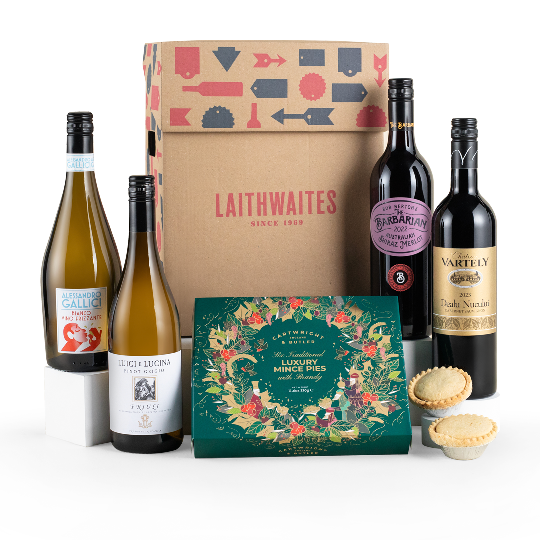 Luxury Mince Pies with Four Wines Gift Luxury Mince Pies with Four Wines Gift