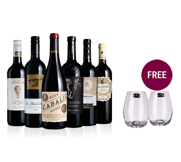 Black Reds Subscription with FREE Glasses Black Reds Subscription with FREE Glasses