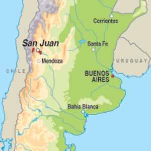 Map showing San Juan