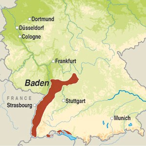 Map showing Haltingen