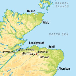 Map showing Speyside