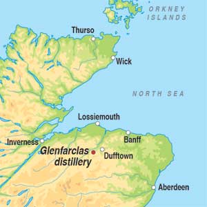 Map showing Speyside