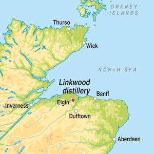 Map showing Speyside