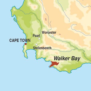 Map showing Western Cape