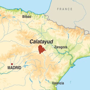 Map showing Vino de España